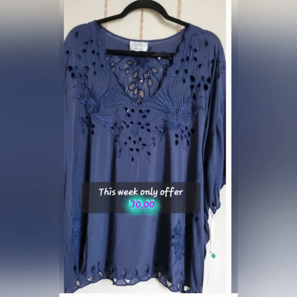 Johnny Was Jade easy top THIS WEEK ONLY offer 105.00